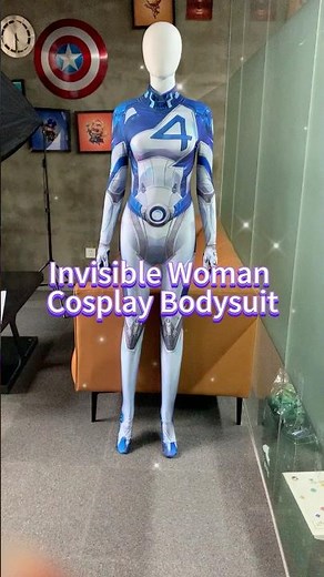 Chaorenbuy Costume: Invisible Woman Bodysuit