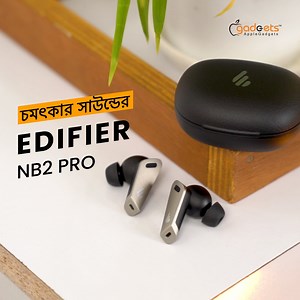 Great Sound আর Sporty Look-এর Edifier TWS NB2 Pro True Wireless Earbuds-এ ফিচার হিসেবে আছে Hybrid Noise Cancellation, IP54 water এবং Dust Resistance আরও আছে Single এবং Duall-Ear Modes। Super Battery Life-এ মিলবে সারাদিনের Backup। Matte Finishing-এর এই TWS-টি খুবই দারুন। সেরা দামে পেতে আজই চলে আসুন Apple Gadgets এর যেকোনো আউটলেটে! ▪ ৩১ টি ব্যাংকের কিস্তি সুবিধা ▪ আকর্ষণীয় এক্সচেঞ্জ অফার ▪ ফ্রি হোম ডেলিভারি (শর্ত সাপেক্ষে) ▪ শপ পিকআপ হটলাইন: 09678-148148 (সকাল ১০:০০ টা-রাত ১০:০০ টা) আমাদের আউটলেট 