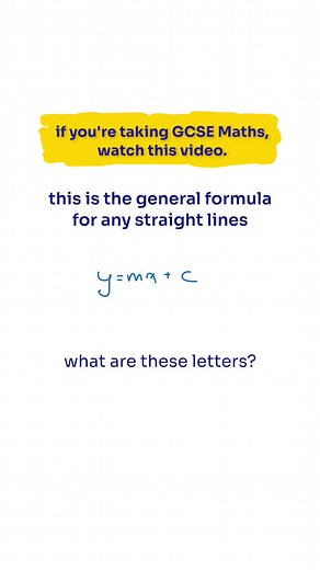 Straight line concept in 1 min! Watch this video till the end and save it! It will help you pass your GCSE and get your 9! #gcse #gcsemaths #maths