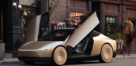 ハンドルもペダルもない。テスラの自動タクシー｢サイバーキャブ｣