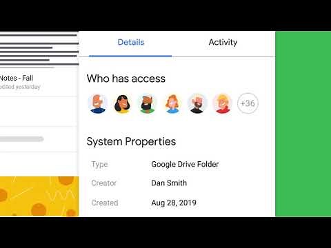 Organize and share individual and team content with Google Drive