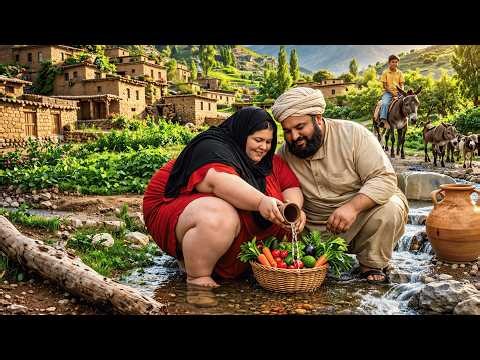 Living in Afghanistan's Mountain Village | Traditional Cooking and Peaceful Mountain Life