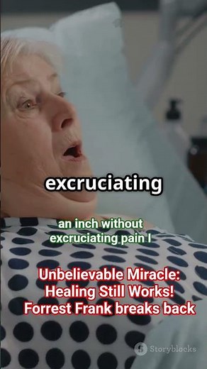 Unbelievable Miracle: Healing Still Works! From "Forrest Frank breaks back"