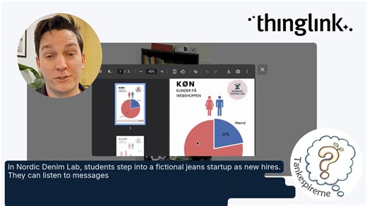 How can immersive virtual environments bring real working life into the classroom? Martin Kongshave, founder of Danish educational consultancy Tankespirerne, shares how ThingLink helps schools create interactive, scenario-based virtual work environments. Rather than following linear instructions, students explore, observe, and make decisions—just like in real professional contexts—supporting scalable career education and work-based learning. Read the full case study: thinglink.com/blog/how-to-cr