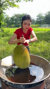 Jackfruit crispy recipe and eat | Cook with Me