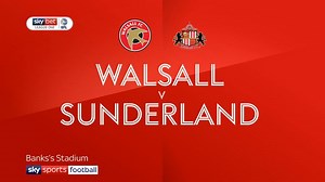 Walsall 2-2 Sunderland: Ten-man Black Cats comeback earns draw