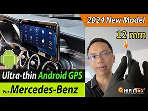 New 12.3'' Ultra Android 13 GPS Mercedes-Benz A B C E V GLA CLA GLC GLK CarPlay Android Auto screen!