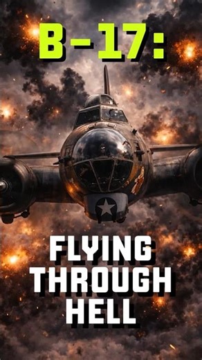 B-17: Flying Through Hell #B17 #WWII #FlyingFortress #AirWar #AviationHistory #BomberCrew