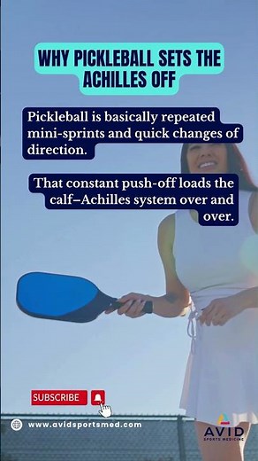 Pickleball Achilles Injuries