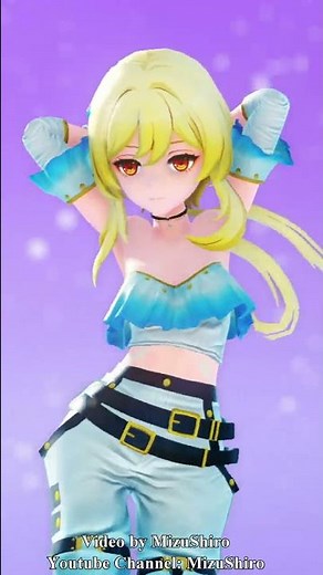 【MMD Genshin Impact】2 Phut Hon (Lumine) 【60fps】
