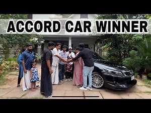 Accord Car Winner🏆| Key Handover | #accord #honda #winner #carlifestyle