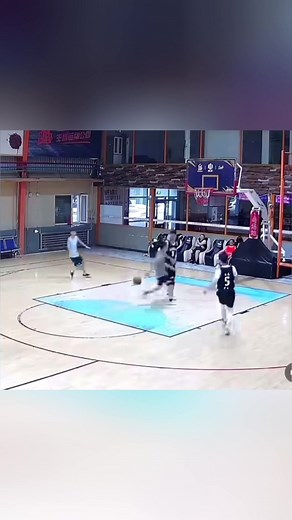 Indoor Basketball Game Highlights and Skills Showcase