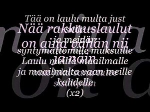 Aste - Rakkauslaulu (Lyrics)