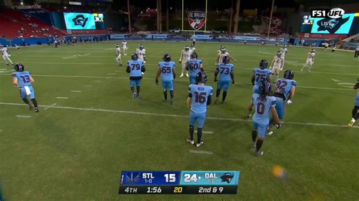 TYLER VAUGHNS ARE YOU KIDDING ME?!?!THREE TOUCHDOWNS ON THE NIGHT How has the NFL not signed this man yet!? #UFL