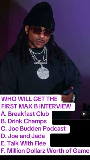 MAX B FIRST INTERVIEW