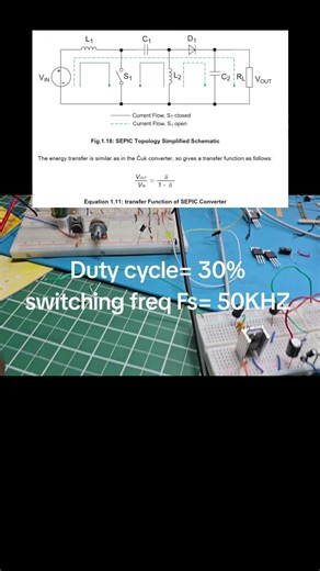 15 W Sepic converter ( 12- 5v 3A Dc dc)