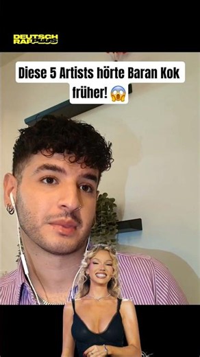 BARAN KOK: These are the German rappers he used to listen to in private 👀🎧 #barankok #germanrap