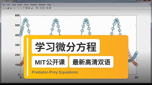 【MIT🔥最新高清双语】学习微分方程 Predator-Prey Equations