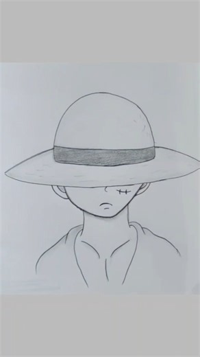 Easy Anime Drawing || How to draw (OnePiece) Luffy step-by-step || Easy Drawingfor Beginners