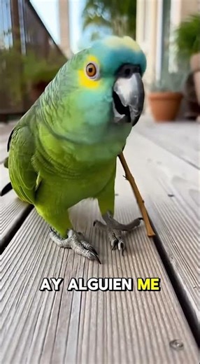 LORO ACTOR FINGE DOLOR Y PIDE AYUDA 🥹🦜 | “ME DUELE LA PATICA” VIRAL