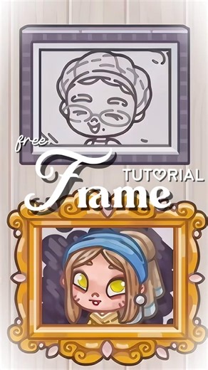 Frame Tutorial Free #avatarworld #tocaboca #fypviralシ #shorts