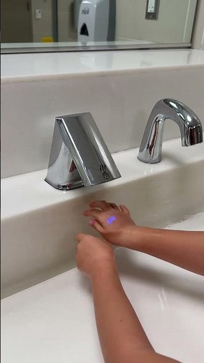 Easy 3-Step Hand Washing at the SINK | Soap, Rinse, Dry! 💧#SoapAndWater #HandHygiene #Shorts #clean