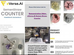 eVerse.AI: AI Powered Frozen Semen Straw Counter for Cattle and Bovines