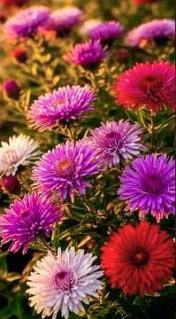 Asters from seed: a complete guide from sowing to flowering 🌸 #asters #flowers #houseplants #