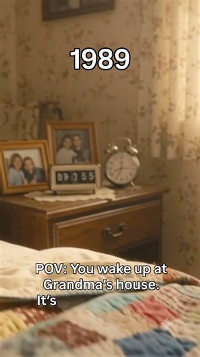 POV: You wake up at Grandma’s house. It’s Sunday, 1989. ❤️