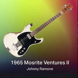 This isn't just any guitar—it's a piece of #punkrock history, and it's seen a lot. #JohnnyRamone played this #Mosrite #electricguitar at nearly 2,000 live shows and on every #Ramones album. This past September, it was auctioned off for a whopping $937,500. 🤯 Check out more on this iconic guitar: https://yousi.co/3jIXP3E | Yousician