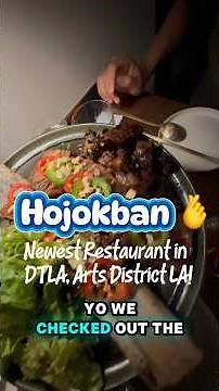 Newest Restaurant in Los Angeles: Hojokban, Arts District DTLA #foodie #foodiela #foodiecouple