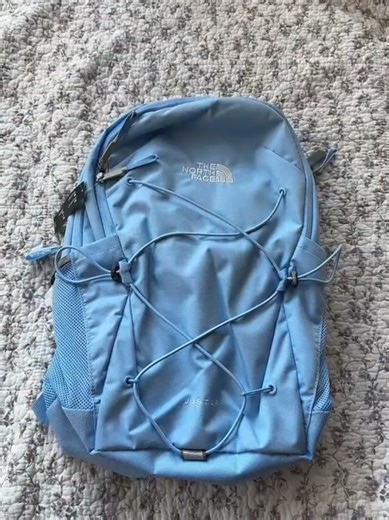 Blue north face backpack unboxing 🔗in my bio#Northface #backpack #Unboxing