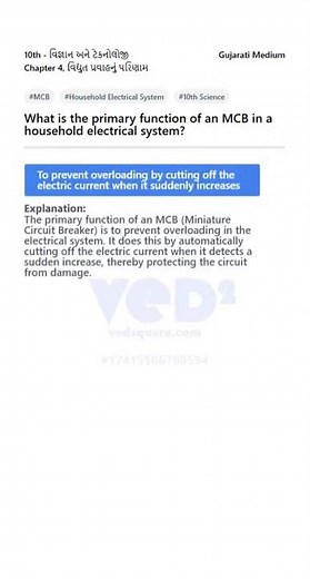 10th Science MCB Function Explained