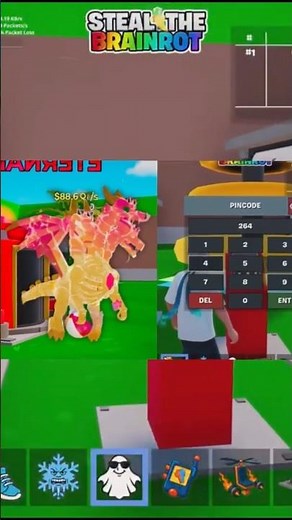 SKIP MACHINE CODE JUNGLE EVENT STEAL THE BRAINROT #fortnite ALL 3 NEW CODES MACHINE LUCK ADMIN ABUSE