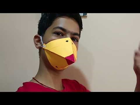 DIY || Beak mask making with paper || No glue paper crafts|| ORIGAMI BEAK || navaneet's art factory