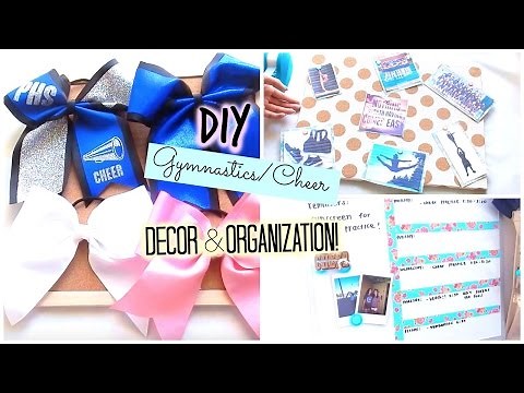DIY Gymnastics/Cheer decor & organization!!
