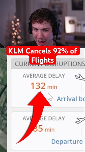 KLM Cancels 92% of Flights