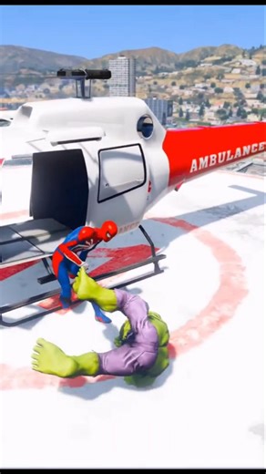 Part 52 🕷️💥 Spiderman & Hulk Aeroplane Mission FAILED ✈️😱 | GTA 5 Ragdoll #gaming #gta5 #gta #shorts
