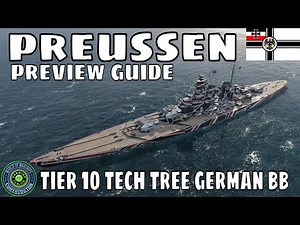 Preussen German Battleships World of Warships Wows BB Preview Guide