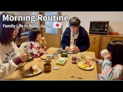 【Morning Routine with Two Kids 】🇯🇵 Family Life in Rural Japan｜vlog
