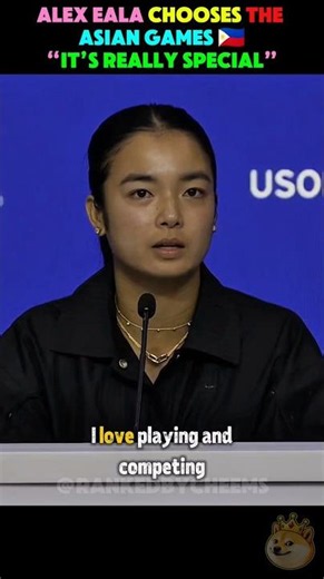Alex Eala Explains Choosing Asian Games Over China Open 🇵🇭 | US Open 2026