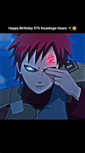 Gaara Birthday edit | (Sempero super slowed funk) #gaara #birthday #narutoshippuden #edit