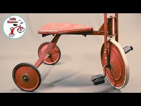 1950's Super Cute Tricycle Restoration. Reviving Nostalgia !
