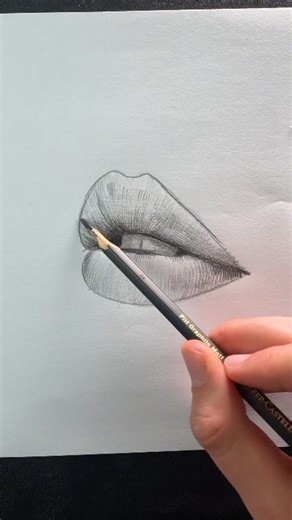 Simple Way To Draw Lips #howtodraw #drawingtutorial #pencildrawing | Franciszek Bielak
