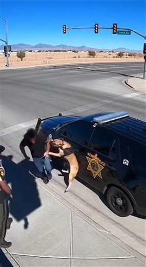 🐕💥 Epic K9 Crusher in Action on Hot Albuquerque Desert Street! ☀️
