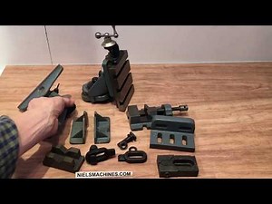 Myford accessories: vertical slide, vice