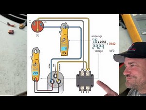 How to Test a Central AC Capacitor Dynamically Under Load | MUST KNOW HVAC Tech Tips
