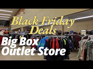 Big Box Outlet Store, Black Friday Deals