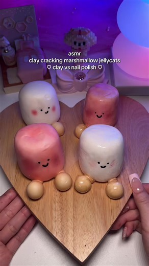 usually im team clay, but nail polish sounds soo good 💅🏼💗 what do you think? #asmr #wax #clay #waxcracking #nailpolish