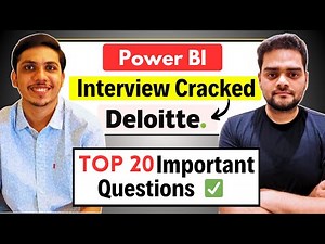 TOP 20 Power BI/SQL Interview Questions | He cracked Deloitte😲 | Big 4